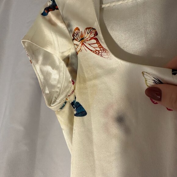 Kim Shui Butterfly Print Silk Mini Dress - Picture 5 of 6